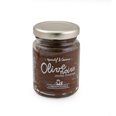 Aceituna negra con ralladura de naranja