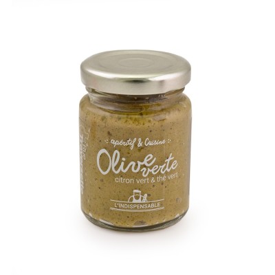 Aceituna, lima y té verde 90 g - untable vegetal francés | Tu Rincón de Francia
