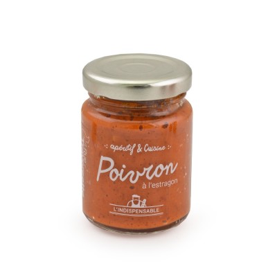 Pimiento con estragón 90 g - untable vegetal francés | Tu Rincón de Francia