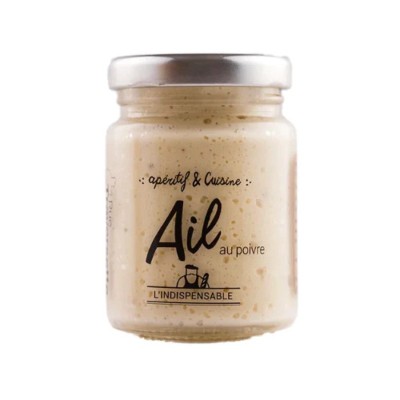 Ajo con pimienta 90 g - untable vegetal francés | Tu Rincón de Francia