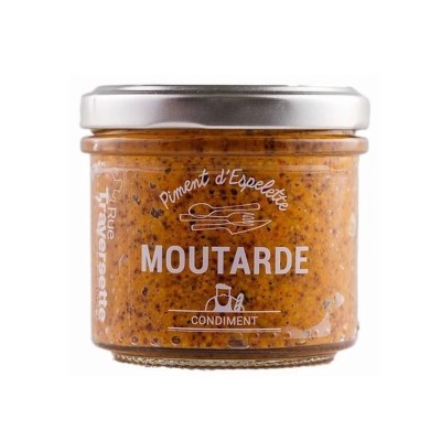 Mostaza de pimienta de Espelette a la antigua | 105 g