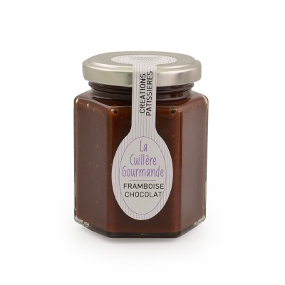 Dulce de Frambuesa - Chocolate 225 g - dulce francés artesano | Tu Rincón de Francia