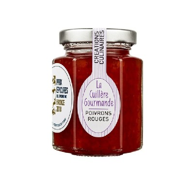 Pimiento rojo confitado 130 g - confitura artesana francesa | Tu Rincón de Francia