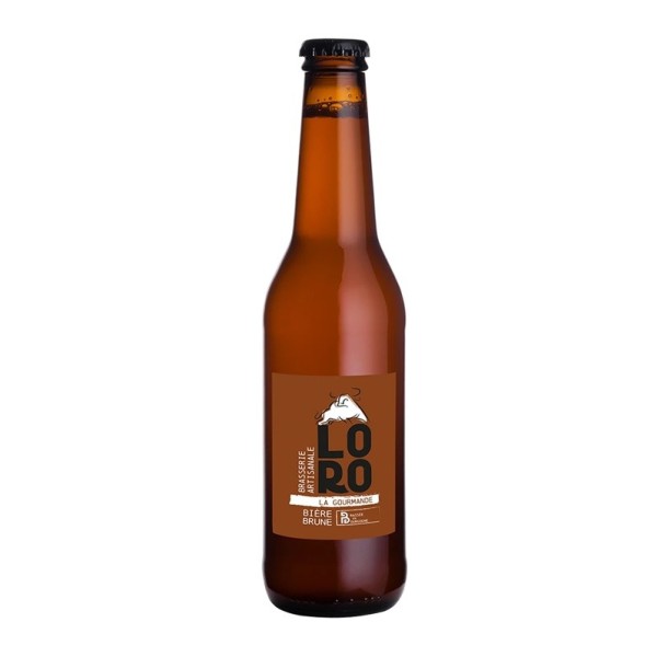 Cerveza artesanal negra. La gourmande| 33 cl