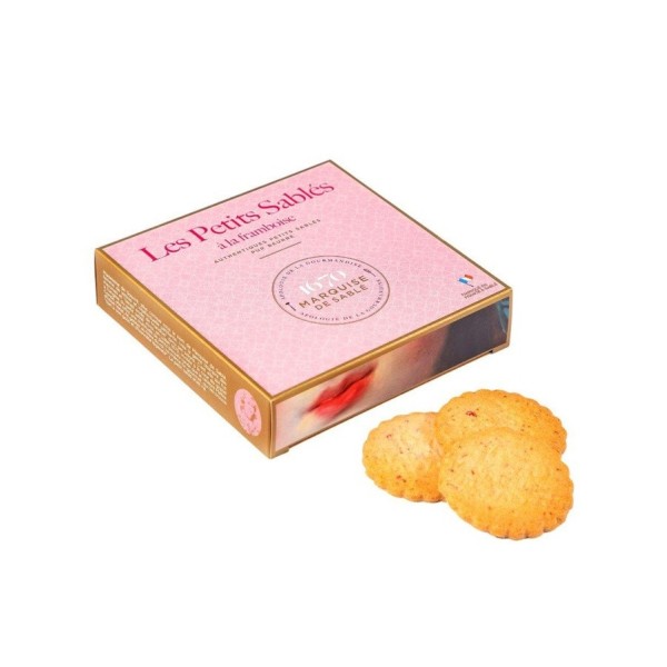 Sablés con pepitas de frambuesa | 100 g