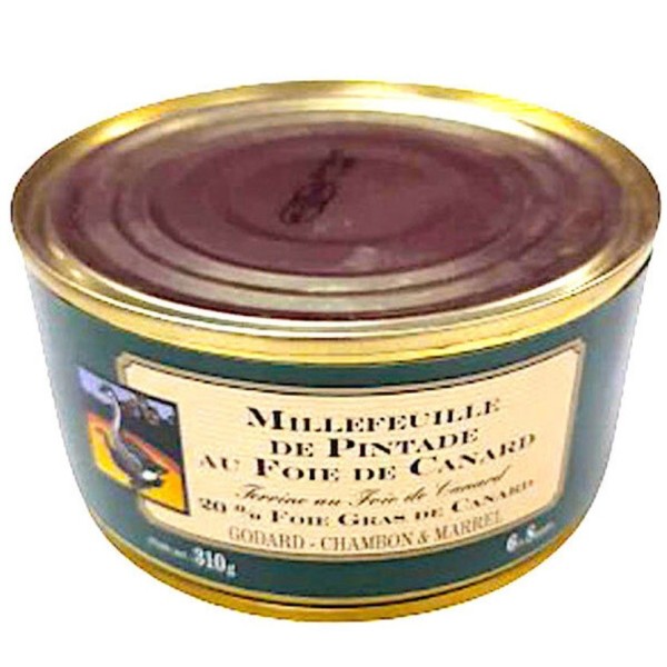 Milhojas de pintada con foie de pato | 310 g