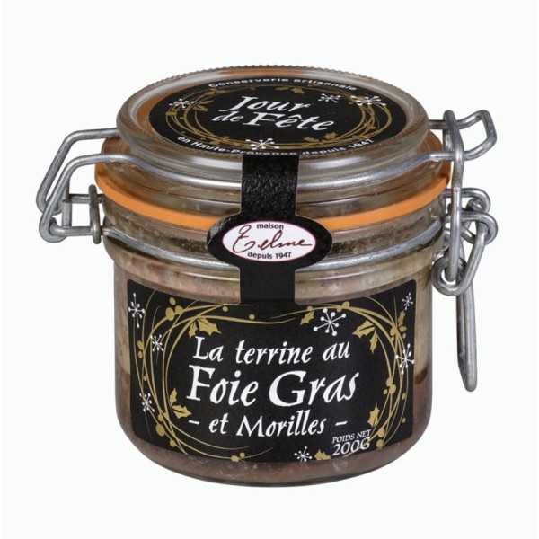 Terrina navideña (colmenillas y foie gras) | 200 g