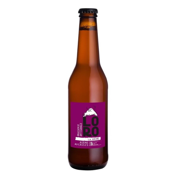 Cerveza artesanal con frutos rojos. La krime| 33 cl