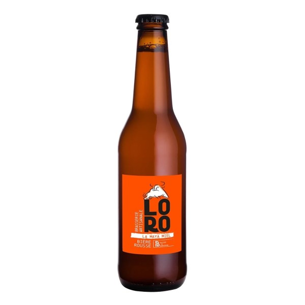 Cerveza artesanal roja. La maya miel| 33 cl