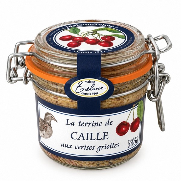 Terrina de codorniz con cerezas| 200 g