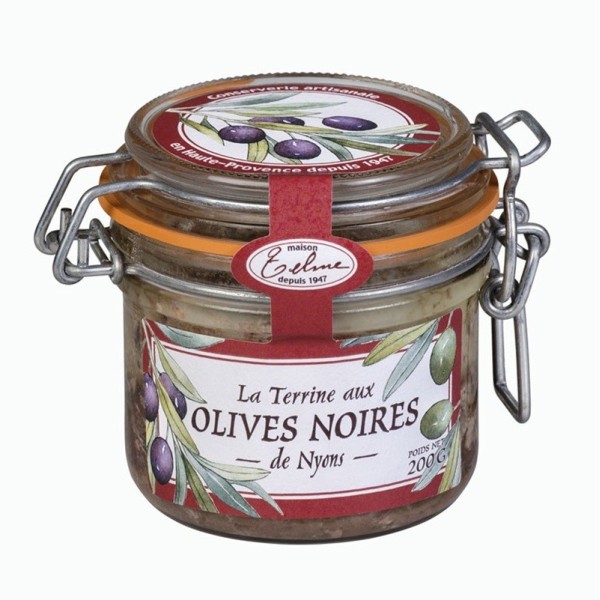 Terrina de Aceitunas Negras de Nyons AOP | 200 g