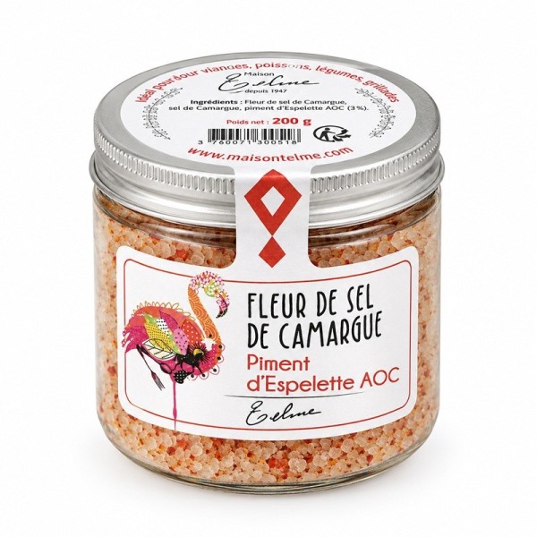Flor de sal de Camargue Pimento de Espelette | 200 g