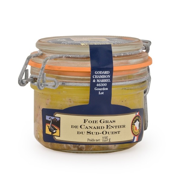 Tarro Foie Gras de pato entero del Suroeste | 125 g