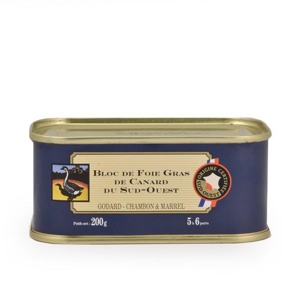 Bloque de foie gras de pato del Suroeste | 200 g