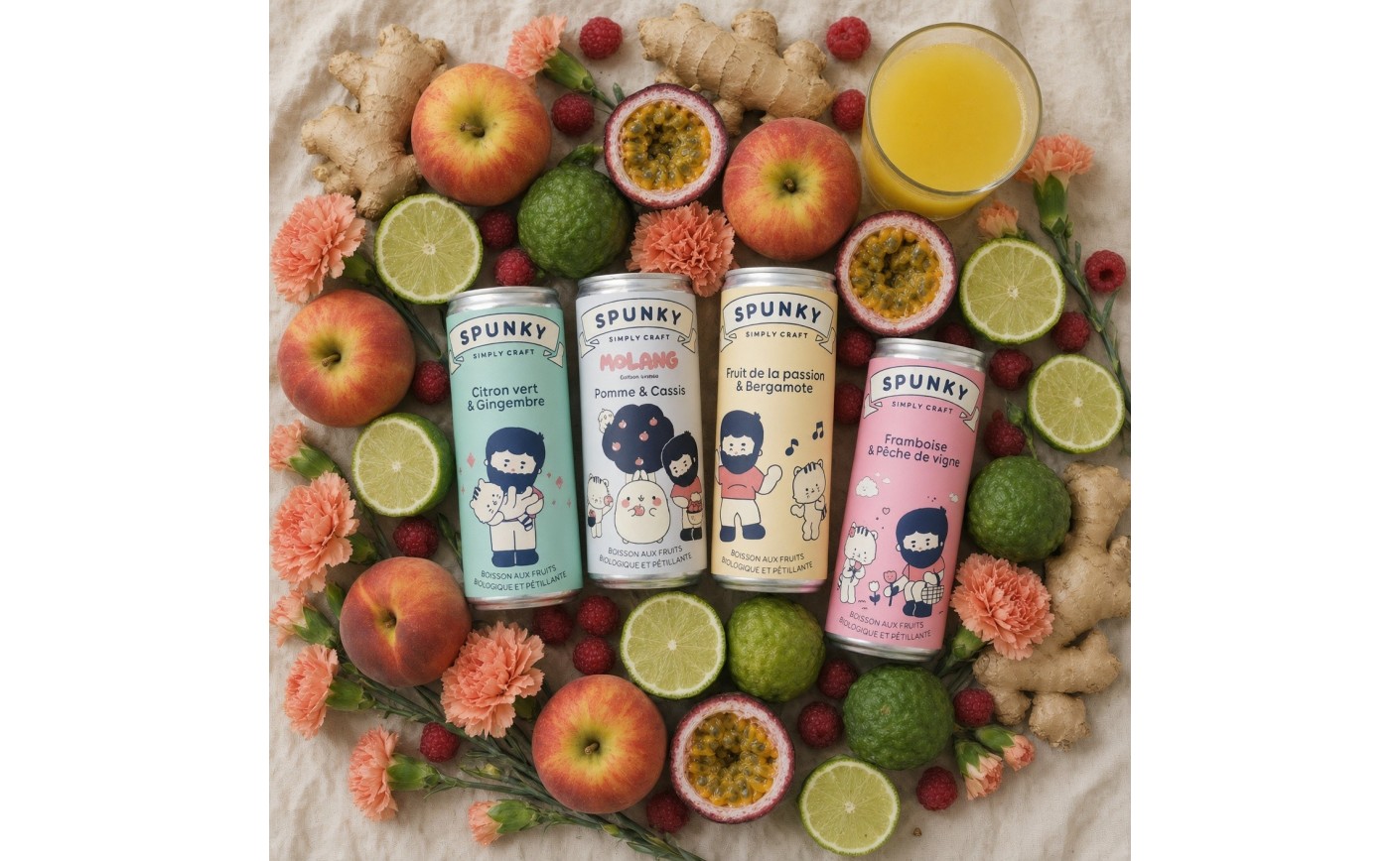 Descubre Spunky: bebidas francesas ecológicas y sin alcohol